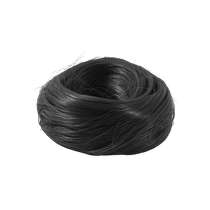 Low-tied ball head wig female real hair band Hanfu ancient style hair bag natural fluffy hair lazy peoples hair 824