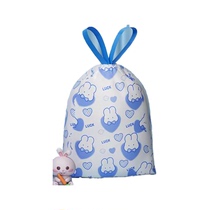 Garbage bag household thickened portable kitchen student dormitory trash can special office drawstring bag 824