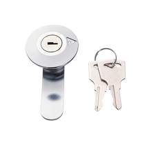 Distribution box lock Electric box lock Universal key door lock Cabinet door lock equipment round lock turn tongue lock MS401 403824