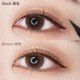 Yakino brown eyeliner for novices, beginners, fine-tipped, ultra-fine eyeliner gel pen, liquid pen, waterproof, non-smudged and long-lasting