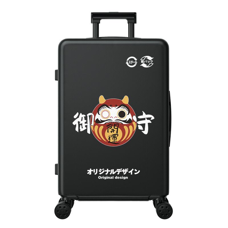 Luggage female Japanese 20-inch small boarding trolley case 2022 new password leather box male strong and durable