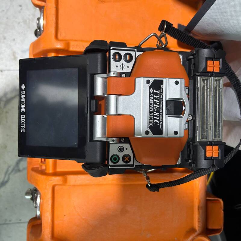 Repairable Sumitomo Type-81C Fiber Optic Fusion Splicer, Six Motors, Negotiable Price