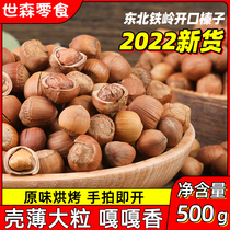 Hand patted hazelnuts 2022 new arrival Northeast specialty Tieling original hazelnuts fried small hazelnuts dried fruit nut snacks