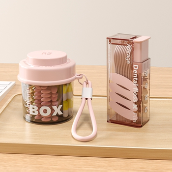 Portable Medicine Box, Small Medicine Dispensing Box, Mini Medicine Storage Box for Seven Days a Week, Divided into Three Meals a Day