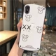 Con gấu thương hiệu thủy triều phù hợp với iPhone11 Vỏ điện thoại di động iPhone11 Vỏ mềm silicon Apple xsmax Giá đỡ nhẫn Apple xr 8plus bao gồm tất cả 7plus chống rơi 6splus lưới màu đỏ 8 nữ x bộ triều - Nhẫn