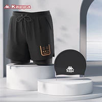 Черные штаны, плавательная шапочка, комплект