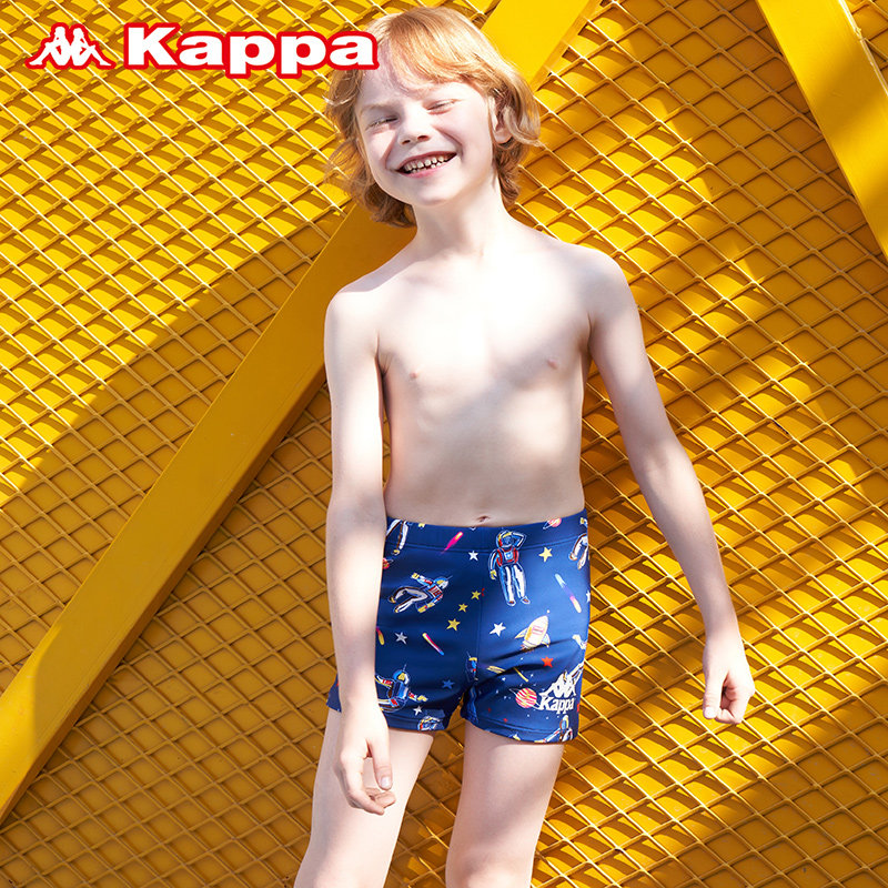 KAPPA 卡帕 男童平角卡通印花泳裤 天猫优惠券折后￥19.9包邮（￥69.9-50）110~160码3款可选