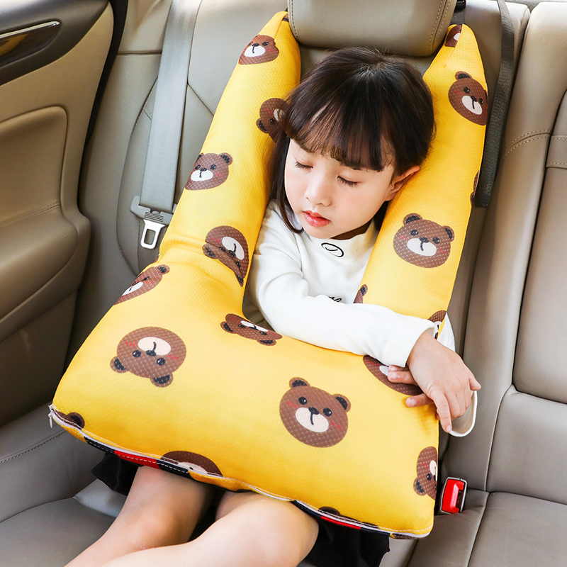 Car Holding Pillow Child On-board Sleeping God in car Sleeping Pillow Pillow Cartoon Cushion Car Interior Decoration Supplies Big