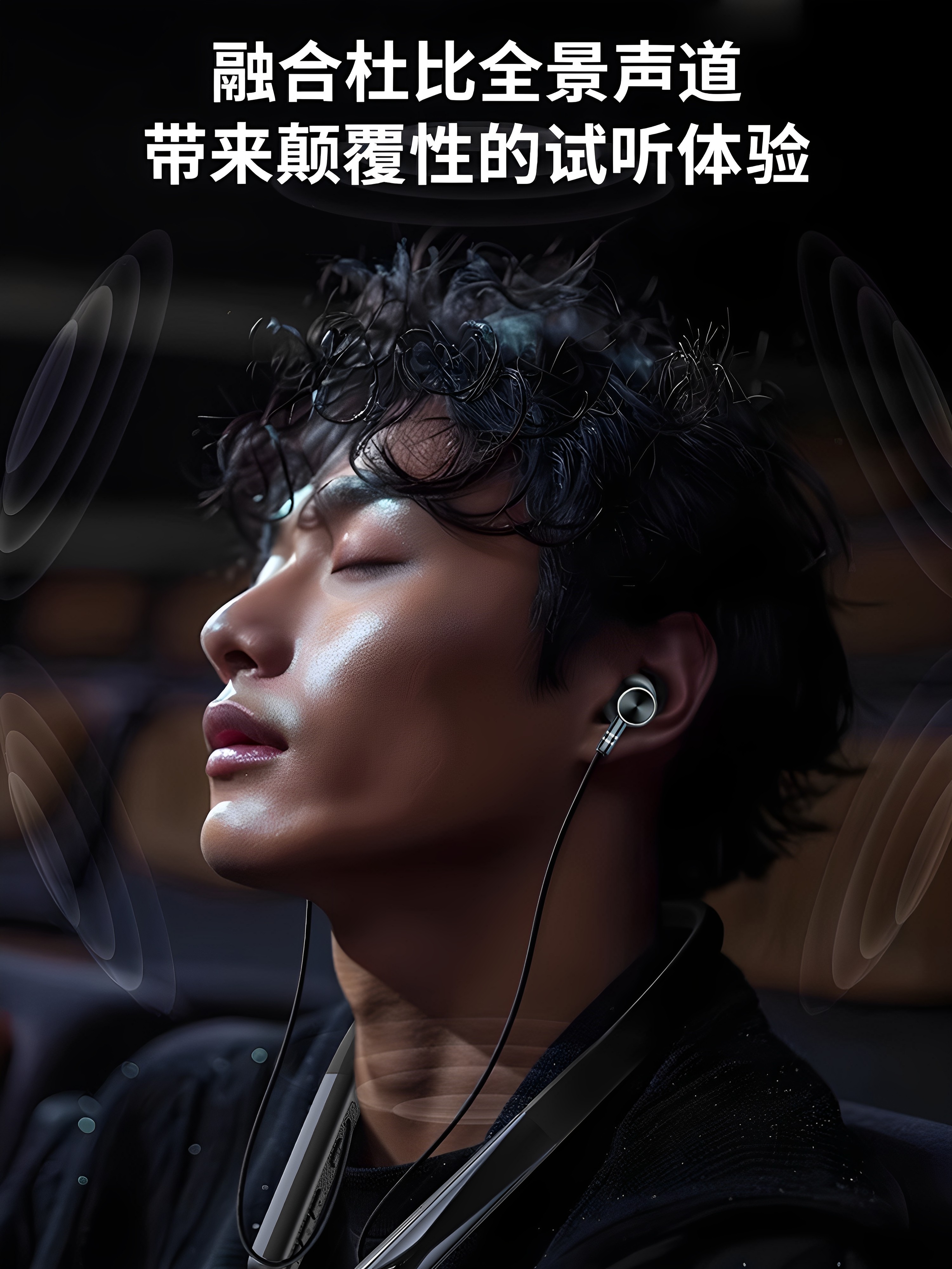 Senhomtog Neck-Mounted Bluetooth Headset, Dedicated for Sports and Running, Wireless Long-Lasting Bluetooth 2025 New Model