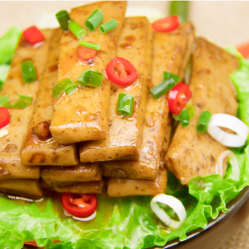 贵州特产小吃网红散装麻辣q弹零食火爆素肉混装休闲香菇嫩豆腐干