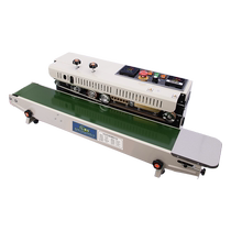 Bali ink wheel sealing machine automatic aluminum foil bag heat sealing machine with production date betel nut snacks moon cake masks plastic film bag tea packaging fully automatic continuous sealing machine commercial 1000