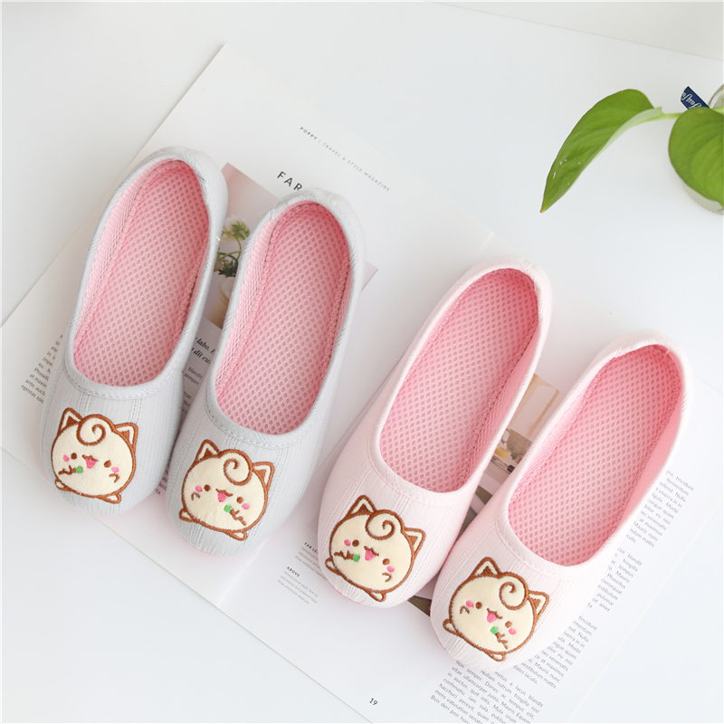 Moon Shoes Summer Thin section Maternity postnatal summer Anti-slip bag heel Thick Bottom Breathable Summer Indoor Pregnant Women's Moon Slippers