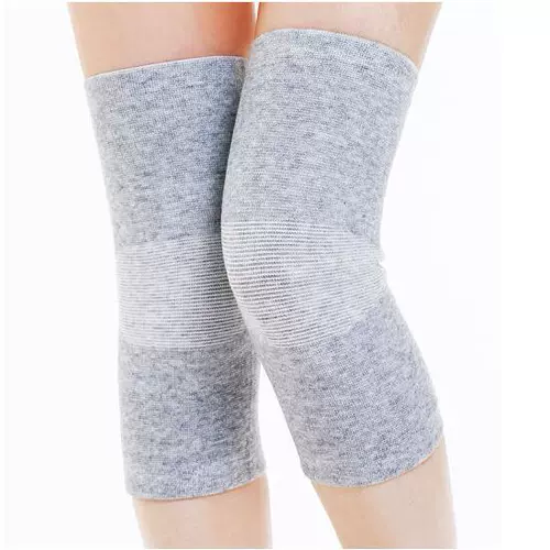 Удерживающие тепло дышащие эластичные наколенники, 2 предмета, с защитой шеи