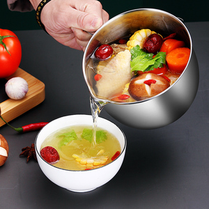 304不锈钢滤油神器隔油汤碗