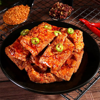 五贤斋手撕素肉零食休闲食品小吃豆干素食辣味解馋素牛肉小包装1