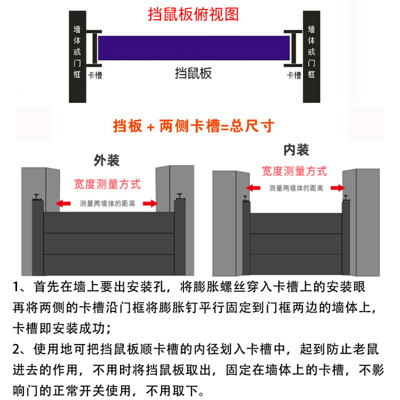 易航防鼠挡板,厨房门档的守护神?🤔全方位解析-门挡-淘宝好物网