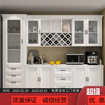 Multi-functional lockers cabinet custom simple European sideboard restaurant dining cabinet wine cabinet