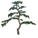 Искусственное дерево четыре -летнее магазин Новый китайский моделирование сосны Большой гостевая сосна Луо Хан сосна внутренние украшения, чтобы сделать ландшафтное декоративное декоративное поддельное дерево зеленые растения бонсай