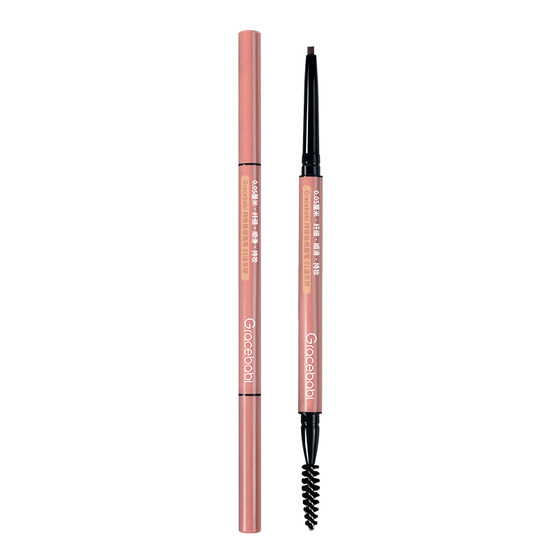 Gracebabi / treasure secret language 005 ultra-fine eyebrow pencil lasting non-marking waterproof and sweat-proof beginner ultra-fine head