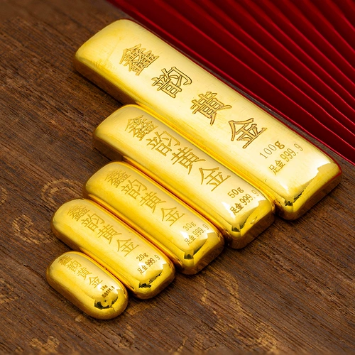 Золото для инвестиционной коллекции, золотой слиток 10 г 9999, чистое золото 10 г 20 г 30 г 50 г 100 г, памятный свадебный подарок, чистое золото