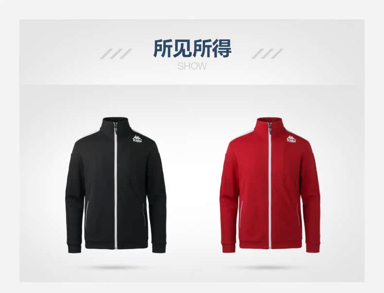 Áo len thể thao nam Kappa Kappa Áo len đan len hàng đầu | K0812WK12 - Thể thao lông cừu / jumper áo thu đông đẹp