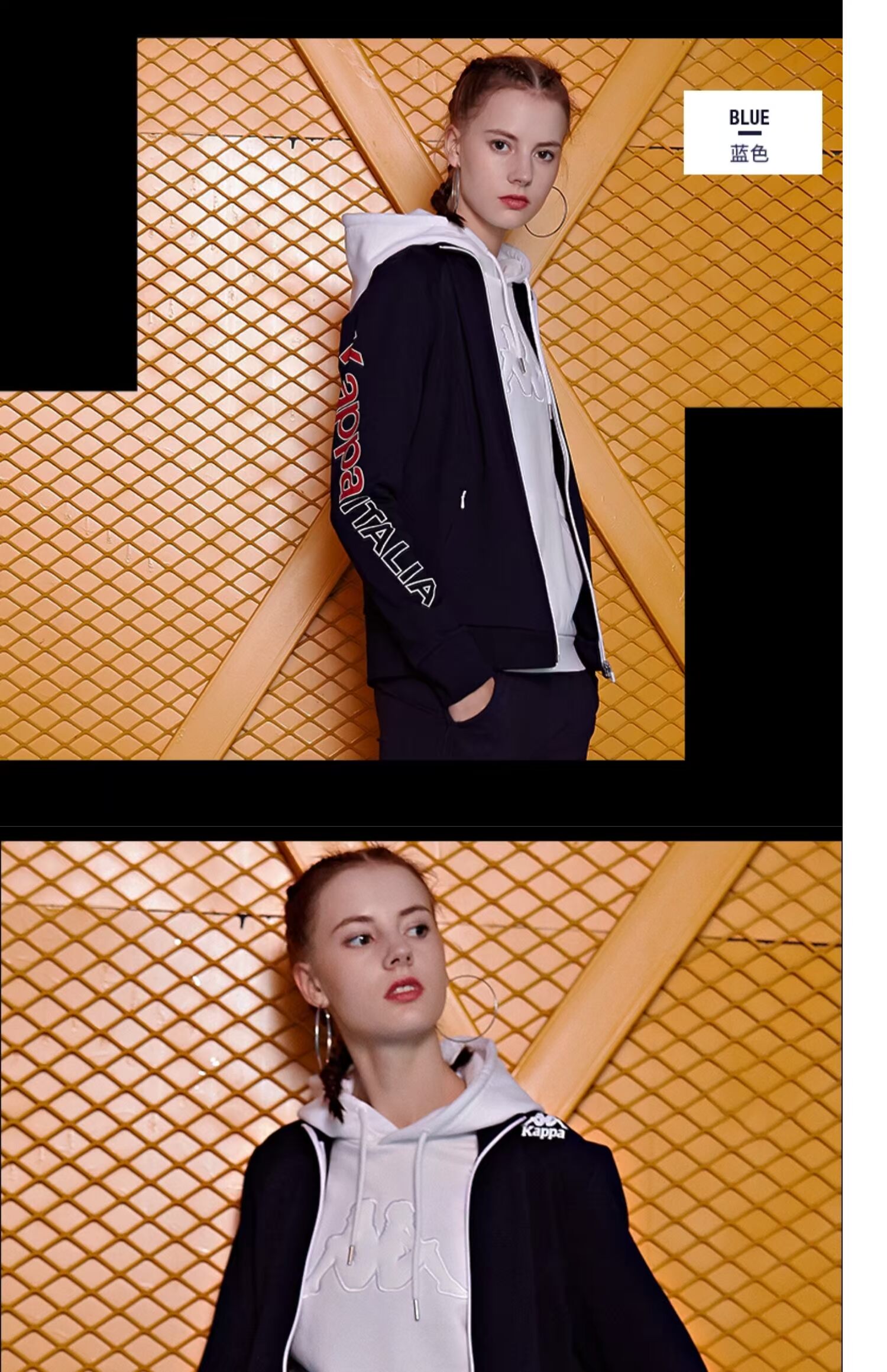Áo len thể thao nữ KAPPA Áo khoác thể thao nữ Kappa Áo len dệt kim giản dị | K0822WK07 - Thể thao lông cừu / jumper áo thun nữ tay dài