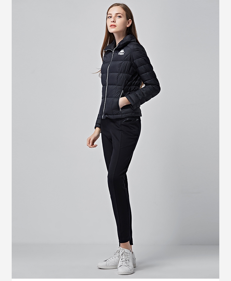 Áo khoác thể thao nữ Kappa Kappa Áo khoác dày dày Áo thể thao cotton mùa đông | K0562YY05 - Thể thao xuống áo khoác 320