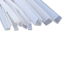 Dust collector silica gel sealing strip high temperature resistant silicone gel solid strip U type dust collector cover plate Y type dust collector rubber strip