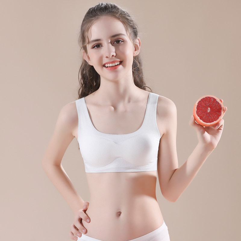 Girls underwear development period primary school students 10-13-15 years old wear little girls big children anti-bump vest bra