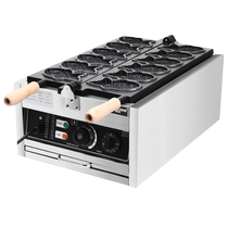 Commercial open taiyaki machine kitty yaki carp yaki electric heating gas ice cream taiyaki fish-shaped yaki