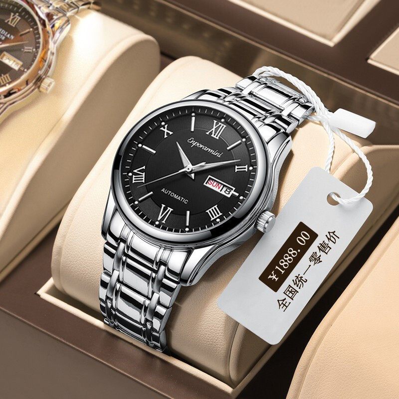 2022 New Watch Men's Mechanical Watch Automatic Waterproof Luminous Men's Watch Top Ten Swiss Skeleton Brands