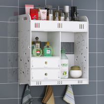 Bathroom corner wall shelf Punch-free wall-mounted storage cabinet partition Simple desktop multi-layer storage rack