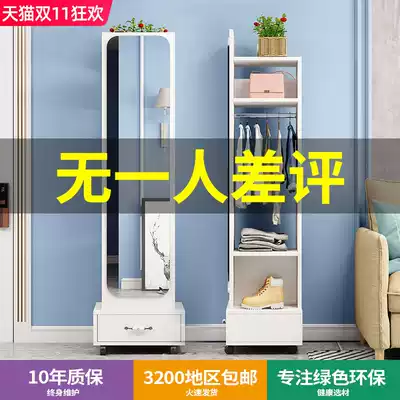 Full-length mirror full-body floor mirror home simple multifunctional living room bedroom three-dimensional storage storage cabinet full-body Mirror