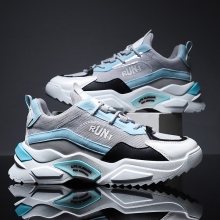 秋季新款时尚休闲鞋老爹鞋厚底鞋透气网鞋