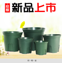 Thickened green mountain basin controlled root pot rose meat balcony indoor creative resin flower pot plastic flower pot deep flower pot