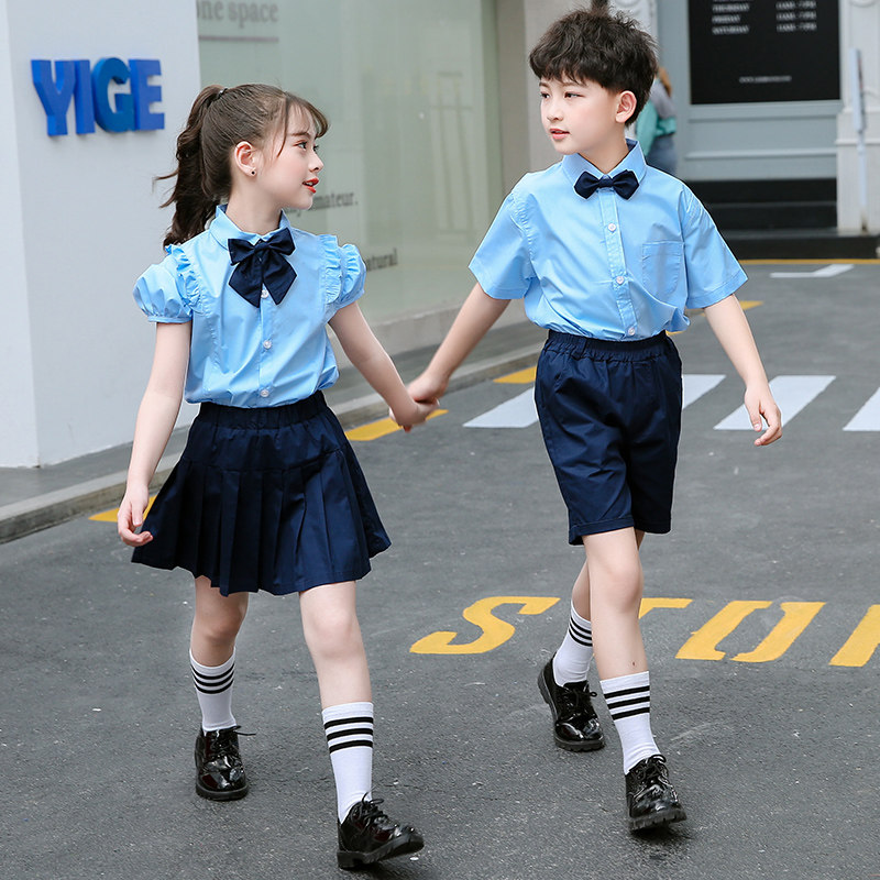 Kindergarten uniform graduation photo clothing British style school uniform suit elementary school graduation ceremony photo class clothing - Taobao