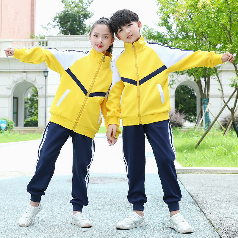 Kindergarten uniform spring and autumn clothes three-piece children's admission certificate photo clothes autumn primary school uniform suit autumn