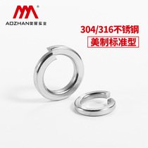 Beauty Spring Washers Standard Type 304316 stainless steel slingpads ANSI B18 21 1