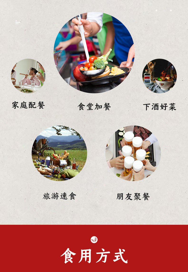 菜师傅 川味红烧牛肉罐头 100g*5罐 图8