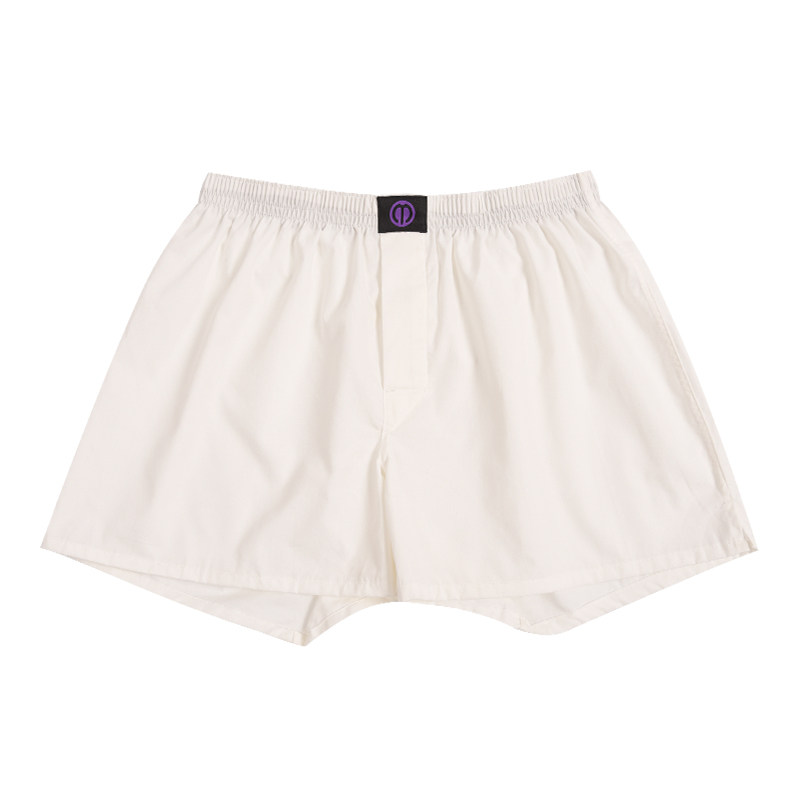 Pure white underpants one-piece Arow pants All cotton Four-corner pants lovers Home pants Corn pair Inn safety pants