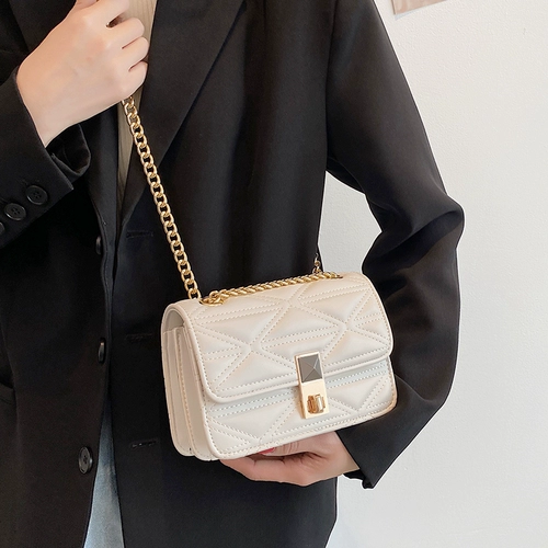 Универсальная сумка через плечо, сумка на одно плечо, цепь, премиум класс, французский стиль