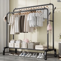 Indoor clothes hanger floor-standing bedroom hanging clothes storage balcony cooling clothes drying rod coat rack simple clothes drying rack home