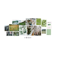 Карта Spring Feather Набор из 16 фотографий+наклеек точек