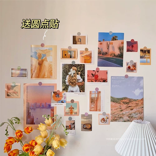 Художественная роспись в богатом стиле, наклейки для украшения стен, справочник с мягкой карточной бумагой, украшение стены спальни