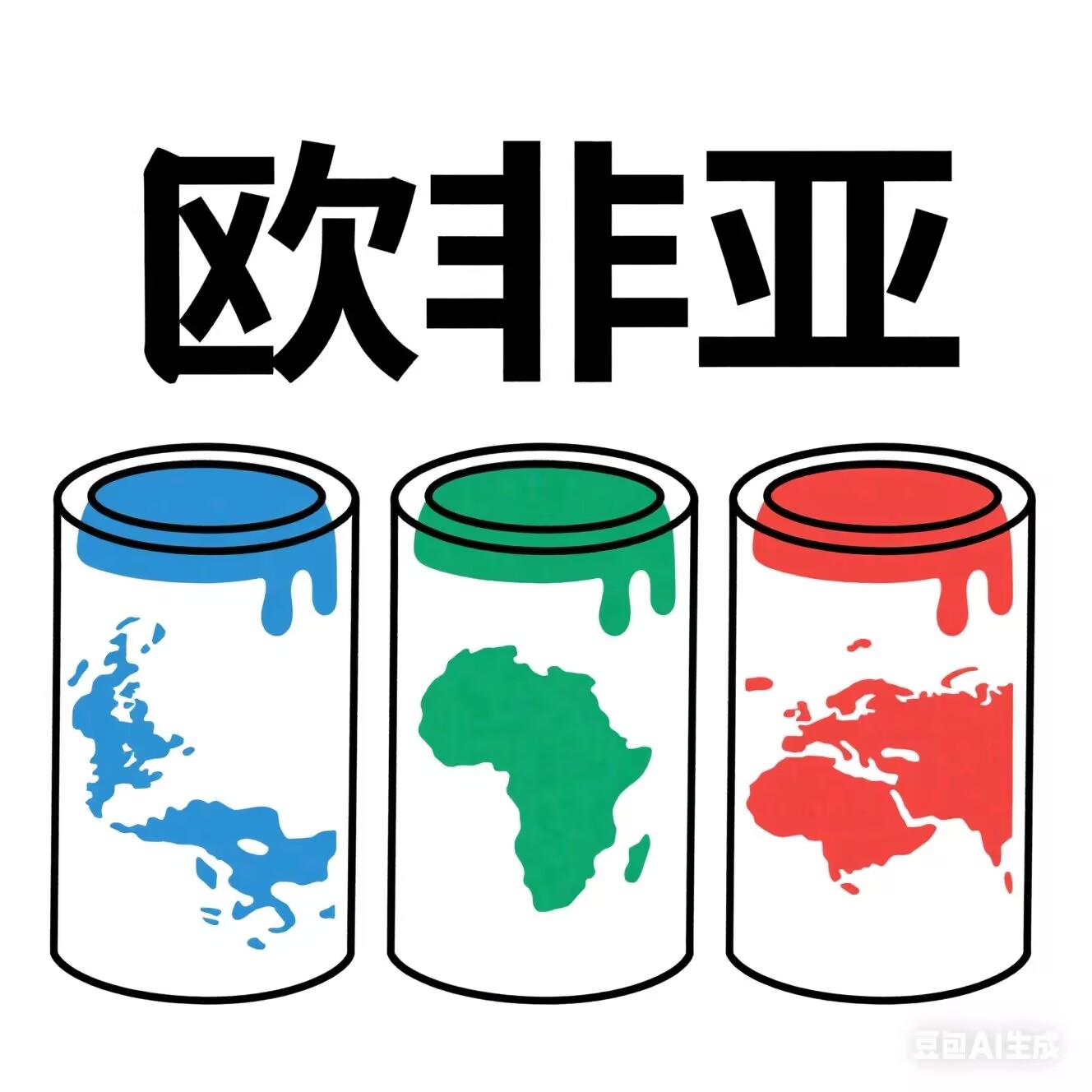 欧非亚汽车钣喷辅材店的LOGO