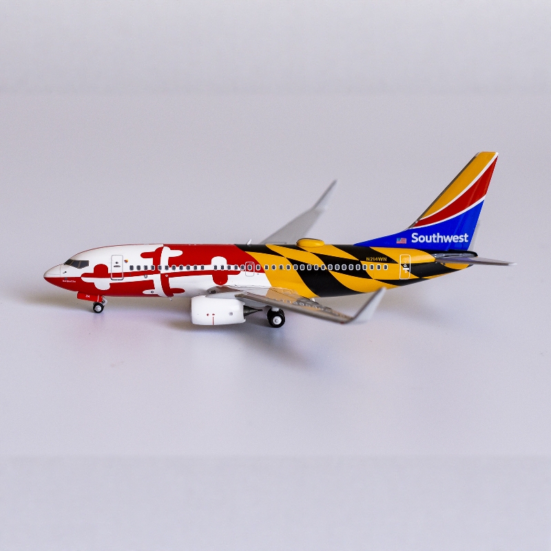 Ng 1/400 Southwest Airlines B737-700/W N214Wn Alloy Aircraft Model 77007 Ng 1/400 Southwest Airlines B737-700/W N214Wn Alloy Aircraft Model 77007