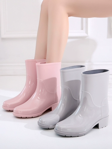 Японская модная обувь, нескользящие сапоги, средней длины, мягкая подошва