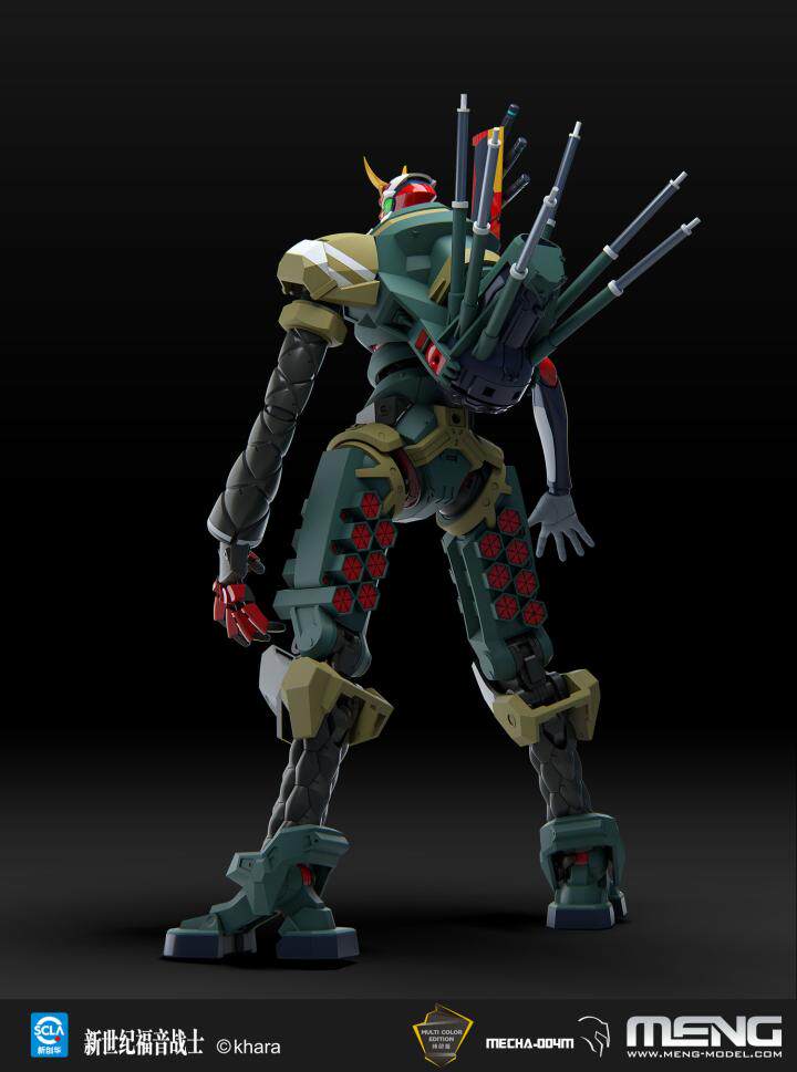товар из китая meng mecha-004m 新世纪福音战士新2号机α（纯色版）现货