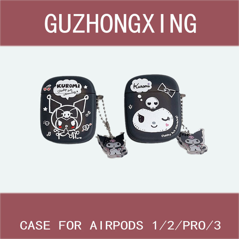 Creative graffiti sketching kulomi suitable for AirPods3 protective sleeves AirPods 3rd generation Apple airpods2 daipro wireless Bluetooth headphone cover protection shell anti-fall