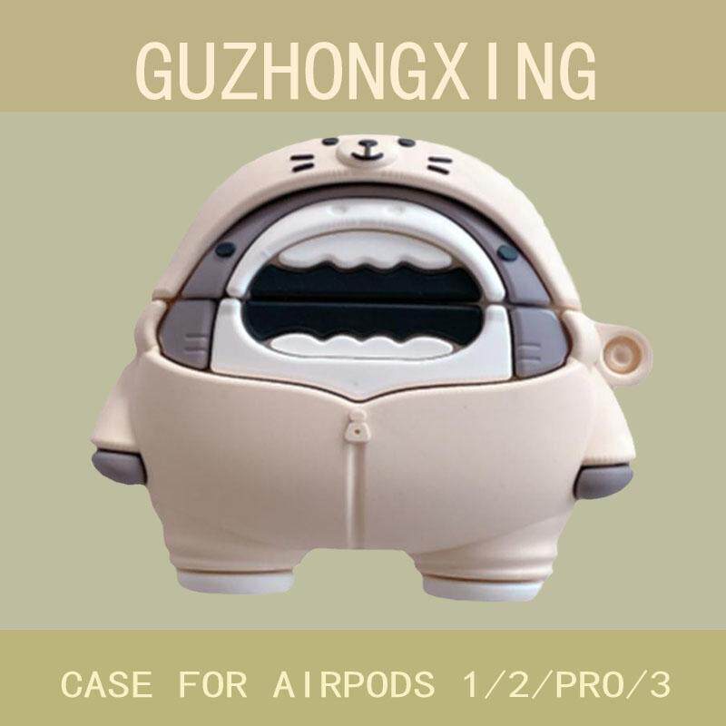 Cartoon cute big-mouth shark suitable for Huawei freebuds4 protective sleeve Freebüspro wireless Bluetooth headphone sleeve free4 generation protection shell silicone gel soft 3 new four deears